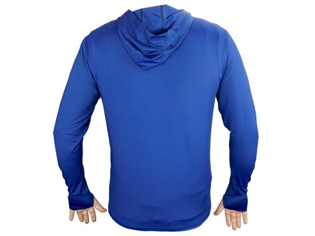 Camiseta Poliamida Isca e Companhia Azul Marinho - Com Capuz e Luvinha FPS 50+