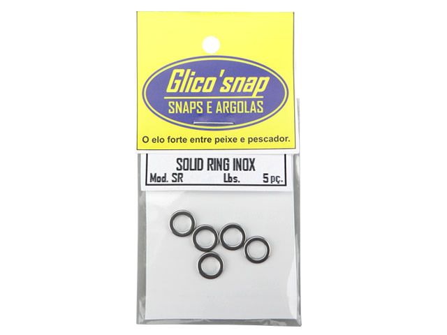 Argola Solid Ring Inox Glico SR