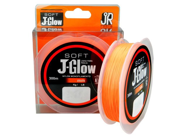 Linha Soft J-Glow JR Pesca 0,35mm 20Lb 300m