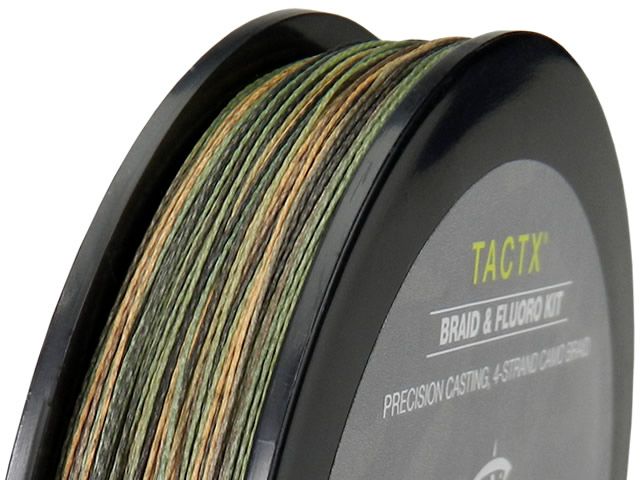 Linha Multi Seaguar Tactx 4Fios Camuflada - 137m + Fluoro Leader - 4,57m