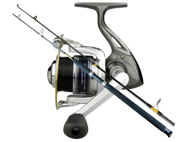 Kit Molinete Albatroz Canário 30 Preto - C/ Linha + Vara Albatroz Traíra 1801 15-30Lb 6`0 (1,80m) - Molinete