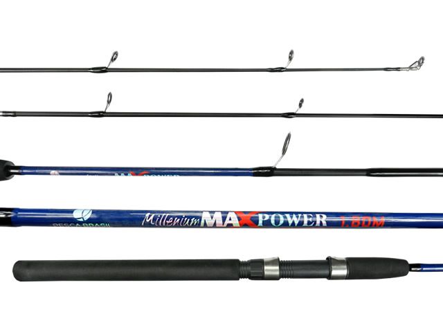 Kit Combo MaxPower - Molinete 4000 + Vara Millenium 20-30Lb 1,80m