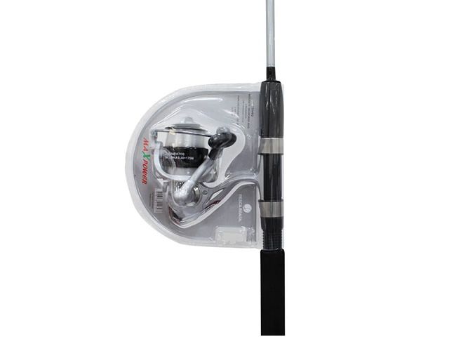 Kit Combo MaxPower - Molinete 4000 + Vara Millenium 20-30Lb 1,80m