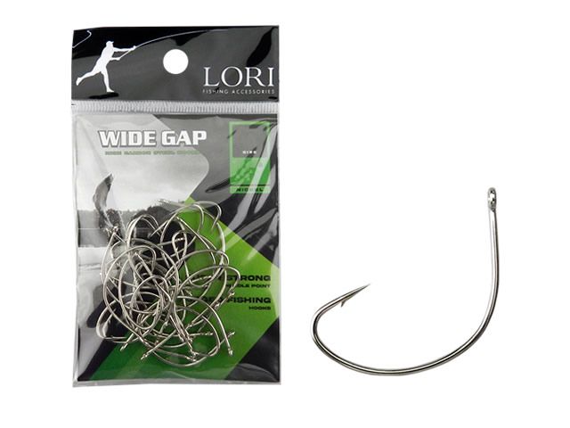 Anzol Lori Wide Gap Nickel - C/ 25 Unidades