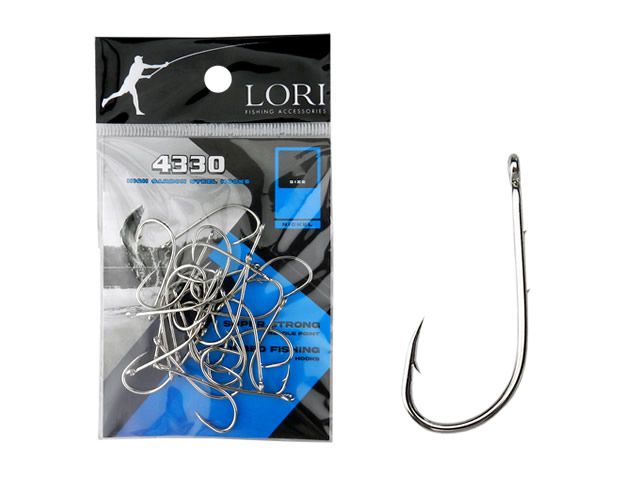 Anzol Lori 4330 Nickel - C/ Farpa