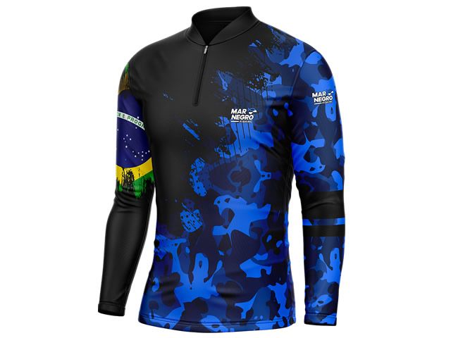 Camiseta Mar Negro 30150 Camuflado Azul FPS 50+