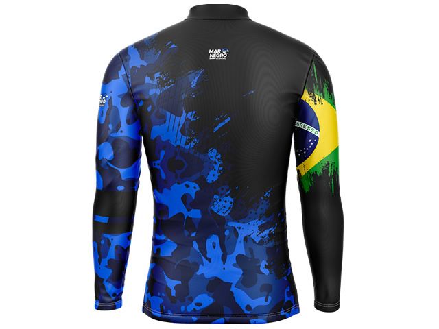 Camiseta Mar Negro 30150 Camuflado Azul FPS 50+