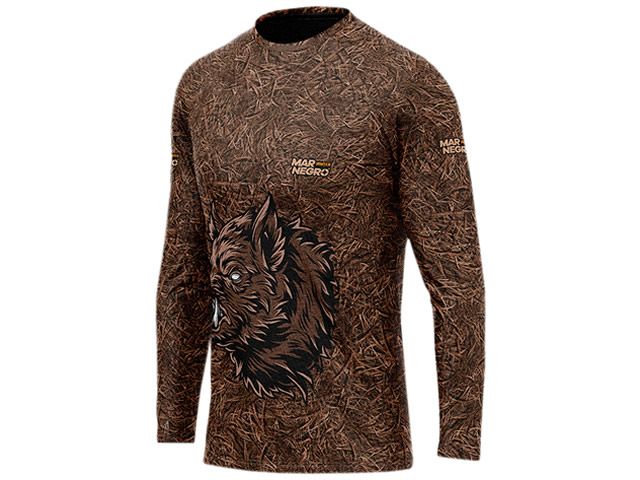 Camiseta Mar Negro 30148 Hunter Java Folhagem FPS 50+