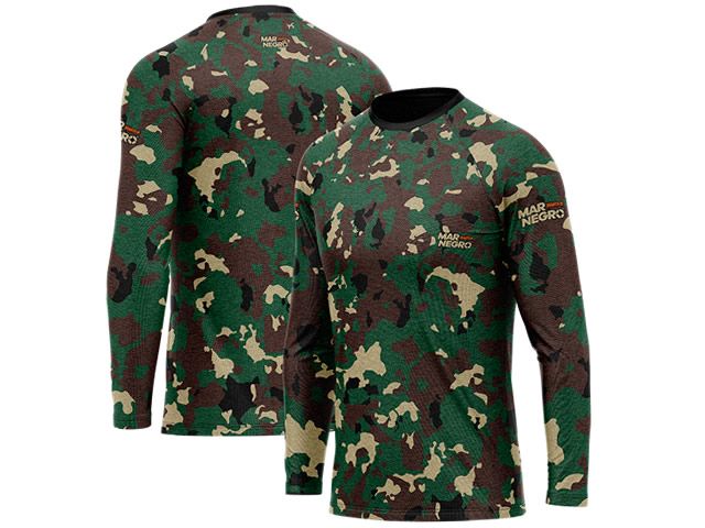 Camiseta Mar Negro 30148 Hunter Camuflado FPS 50+
