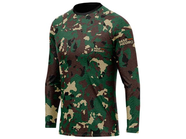 Camiseta Mar Negro 30148 Hunter Camuflado FPS 50+