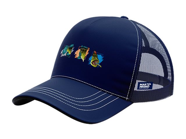 Boné Mar Negro Fishing 30155 Tucunaré Azul