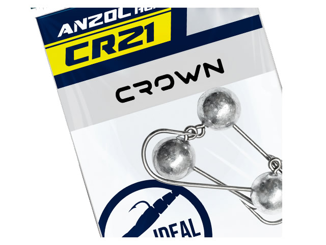 Anzol Jig Head Crown CR21