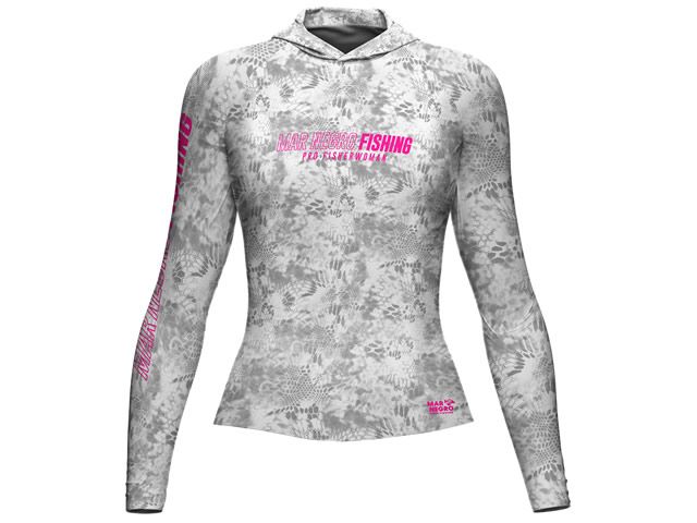 Camiseta Feminina Mar Negro 49428 Sublimada Clear - Com Capuz