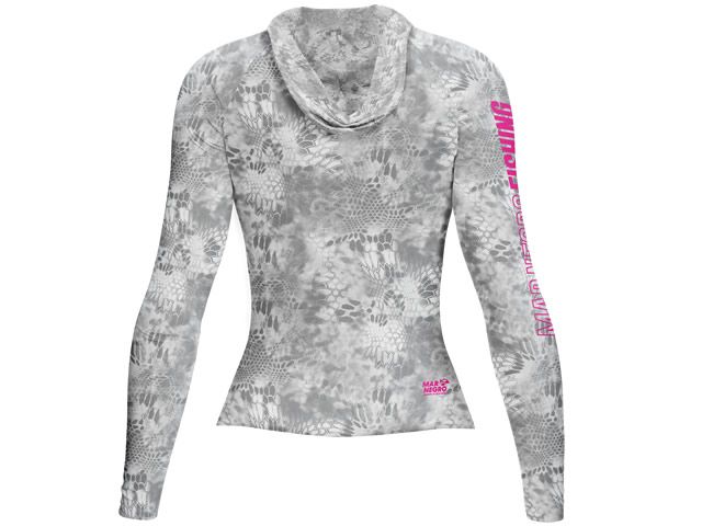 Camiseta Feminina Mar Negro 49428 Sublimada Clear - Com Capuz