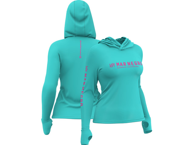 Camiseta Feminina Poliamida Mar Negro 49430 - Azul Bebê