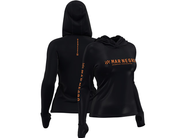 Camiseta Feminina Poliamida Mar Negro 49430 - Preto