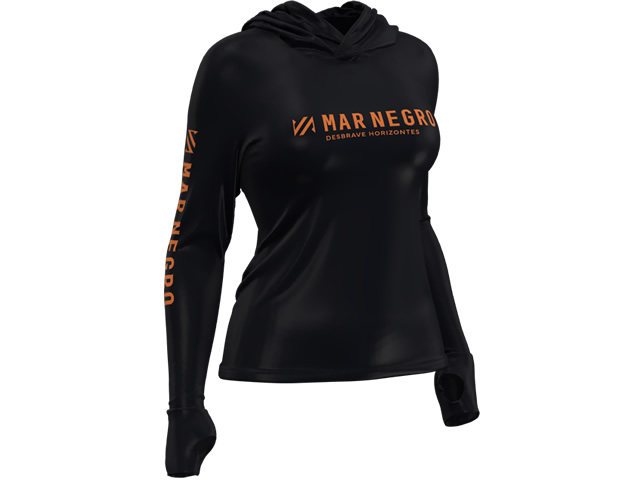 Camiseta Feminina Poliamida Mar Negro 49430 - Preto