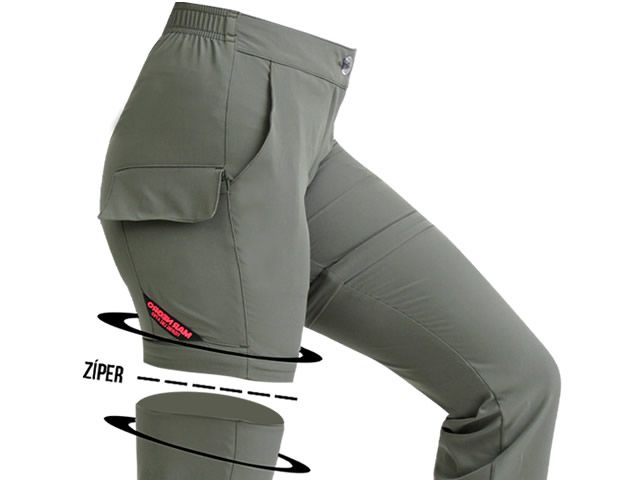 Calça Bermuda Feminina Mar Negro Fishing 49314 - Musgo
