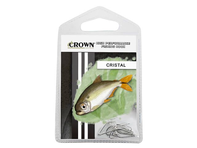 Anzol Crown Cristal Niquel - C/10UN