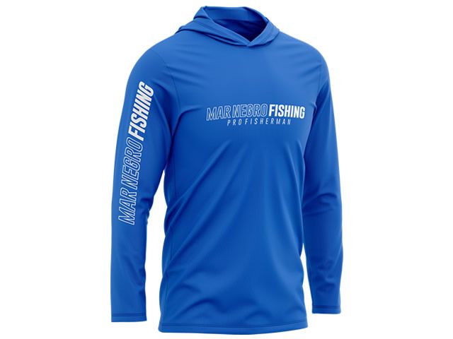 Camiseta Poliamida Mar Negro 30151 Azul Bic - Com Capuz