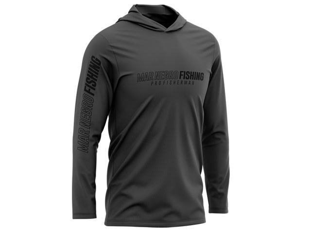 Camiseta Poliamida Mar Negro 30151 Chumbo - Com Capuz