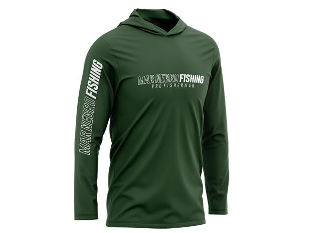 Camiseta Poliamida Mar Negro 30151 Musgo - Com Capuz