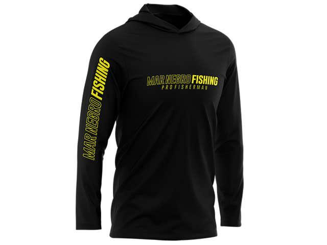 Camiseta Poliamida Mar Negro 30151 Preto - Com Capuz