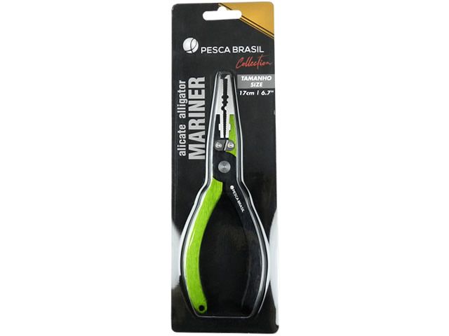 Alicate Alligator Pesca Brasil Collection Mariner Unica - 17cm