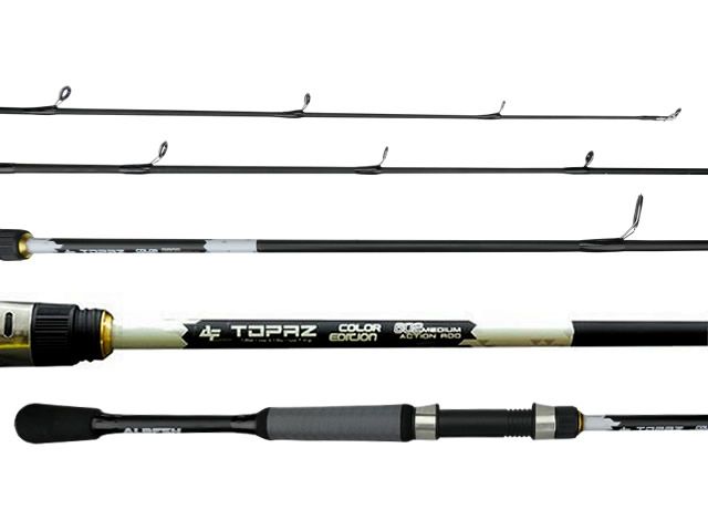Kit Molinete Albatroz Canário 30 - C/ Linha Vermelha + Vara Albatroz Topaz Color Edition S602 6-12Lb 6`0 (1,80m) - Molinete